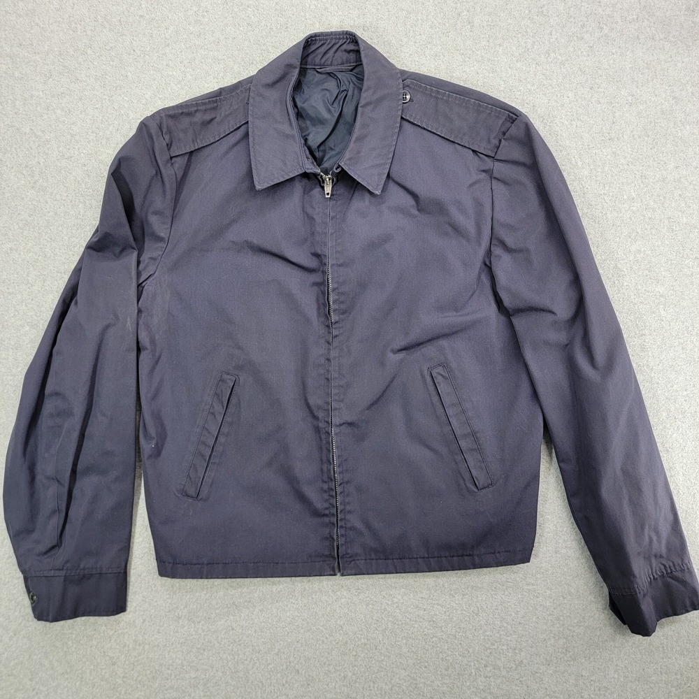 Marshall Ray Light Jacket Men's medium 40R Vietnam Era Bomber Blue Air Force VTG